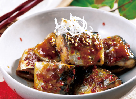 さんまの韓国風みそ煮